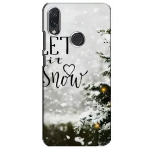 Новорічні, Святкові Чохли для Sansung Galaxy M01s - 2024 год (Let it snow)