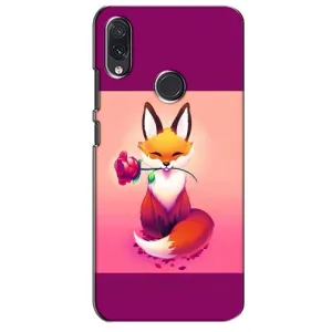 Чохли з картинкою Лисичка для Sansung Galaxy M01s (VPrint) (Лиса з трояндою)