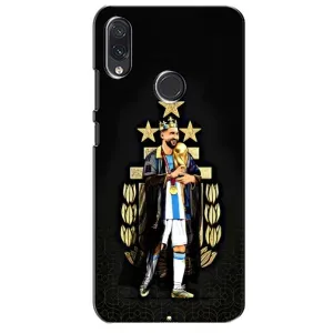 Чехлы для Sansung Galaxy M01s (Leo чемпион) (AlphaPrint) (Месси Король)
