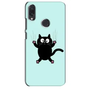 Чехол с принтом для Sansung Galaxy M01s (AlphaPrint) Модные коты (Падающий кот)