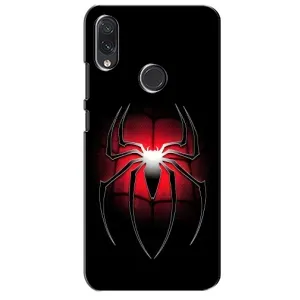 Чехол с человеком пауком для Sansung Galaxy M01s - (AlphaPrint) (Паук марвел)
