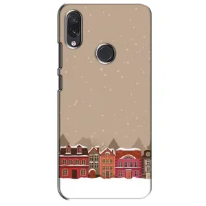 Новорічні, Святкові Чохли для Sansung Galaxy M01s - 2024 год (Зимове місто)