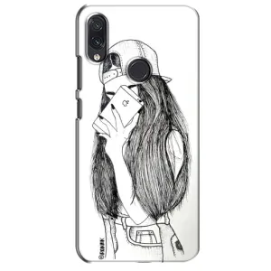 Чохол з друком для Sansung Galaxy M10s - (Мода) (AlphaPrint) (Фото дівчини)