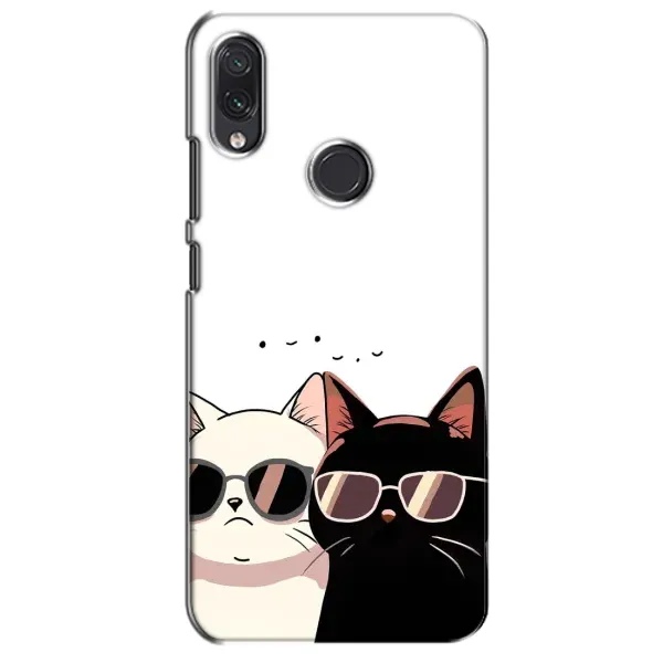 Чохол з принтом «Коти в окулярах» для Samsung Galaxy M10s