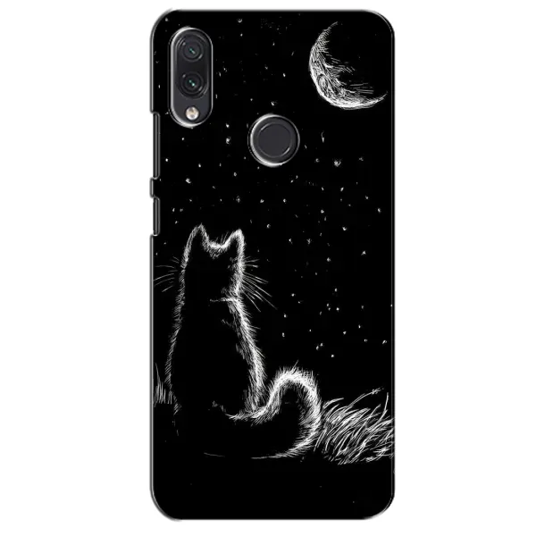 Чехол с принтом «Котик и луна» для Samsung Galaxy M10s Чехол с принтом «Котик и луна» для Samsung Galaxy M10s
