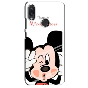 Эксклюзивный чехол для Sansung Galaxy M10s (AlphaPrint - Мультяшные) (Маус Микки)