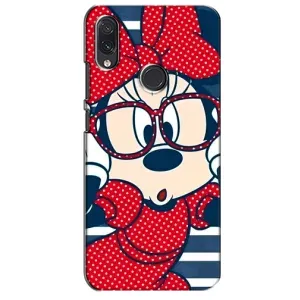 Эксклюзивный чехол для Sansung Galaxy M10s (AlphaPrint - Мультяшные) (Маус в очках)