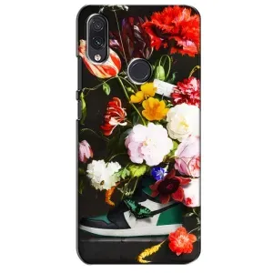 Бренднові Чохли для Sansung Galaxy M10s - (PREMIUMPrint) (Nike цветы)