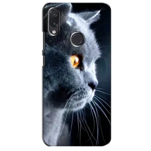 Чохли з Котиками для Sansung Galaxy M10s (VPrint) (Сірий Кіт)
