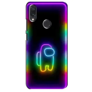 Чехол Амонг Ас для Sansung Galaxy M10s (AlphaPrint) (Яркий скин)