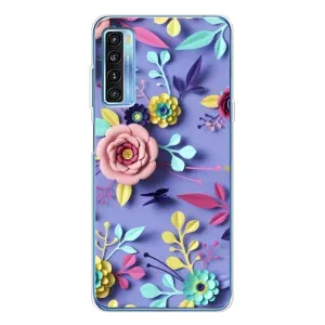 Чохли з квітами для TCL 20L Plus (VPrint) (Дизайн квітів)