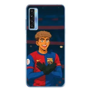 Чехол с футболистом Ламин Ямаль TCL 20L Plus (Футболист Ямаль)