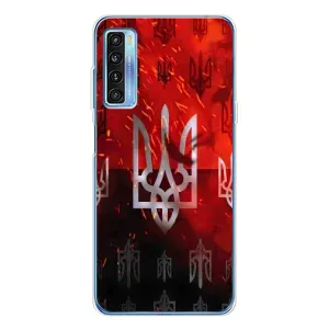 Украинские Чехлы для TCL 20L Plus с картинкой УПА (AlphaPrint) (ГЕРБ УПА)