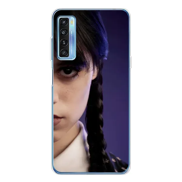 Чехол с принтом «Загадочный взгляд Уэнздей» для TCL 20L Plus Чехол с принтом «Загадочный взгляд Уэнздей» для TCL 20L Plus