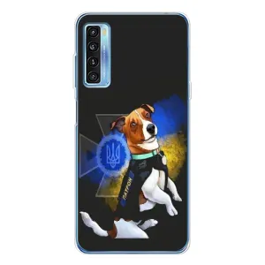 Чехлы с картинкой собаки Патрон для TCL 20L Plus (AlphaPrint) (Патрон собачка)