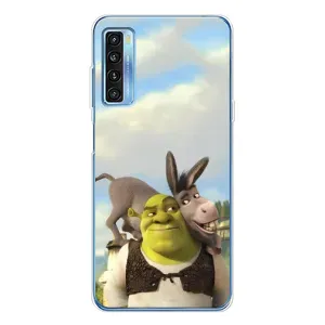 Чохол з принтом «Шрек та Осел» для TCL 20L Plus