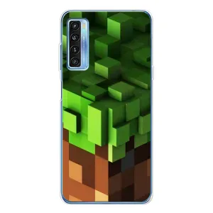 Чехол Майнкрафт на TCL 20L Plus (AlphaPrint) Minecraft