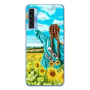 Чехол для Патриота Украины TCL 20L Plus - (AlphaPrint) (Украиночка)