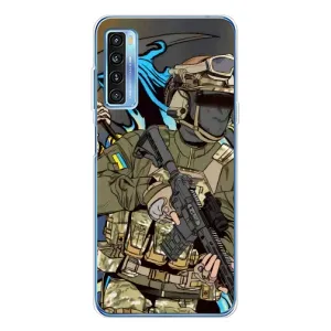 Чехлы с картинкой ЗСУ для TCL 20L Plus (AlphaPrint)