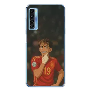 Чехол с футболистом Ламин Ямаль TCL 20L Plus (Ямаль аниме)