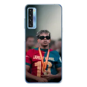 Чехол с футболистом Ламин Ямаль TCL 20L Plus (Ямаль Барса)