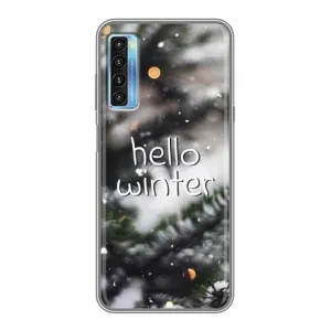 Новогодние, Праздничные Чехлы для TCL 20L - 2024 год