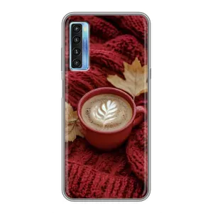 Чехол с принтом «Кофе на пледе» для TCL 20L