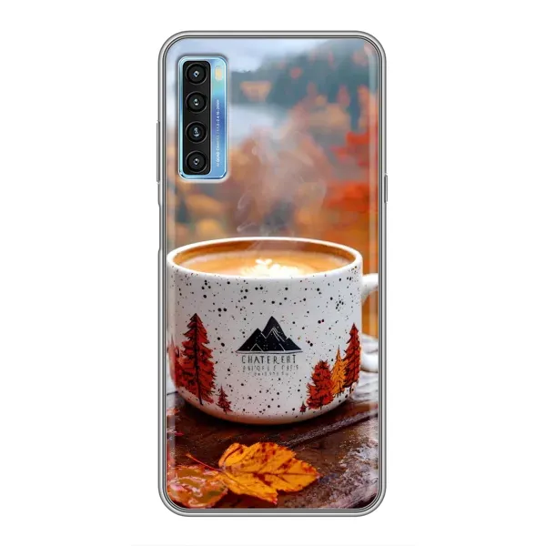 Чехол с принтом «Кофе на природе» для TCL 20L