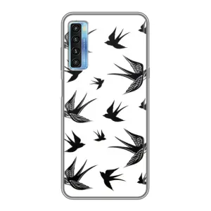 Чехол с птицами на TCL 20L (VPrint)