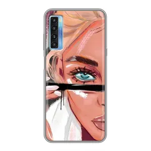 Чехол с печатью для TCL 20L - (Мода) (AlphaPrint)