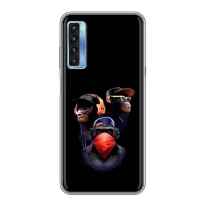 Чехол с Обезьянами TCL 20L - (AlphaPrint)