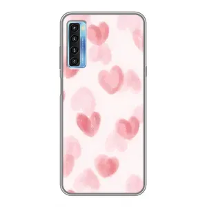 Чехол с розовым рисунком для TCL 20L