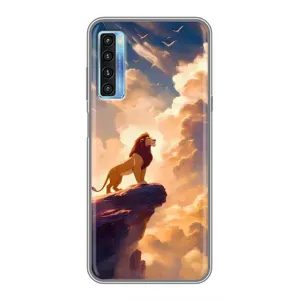 Чехол с принтом «Симба на скале» для TCL 20L