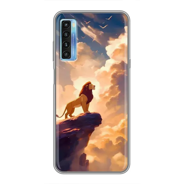 Чехол с принтом «Симба на скале» для TCL 20L Чехол с принтом «Симба на скале» для TCL 20L