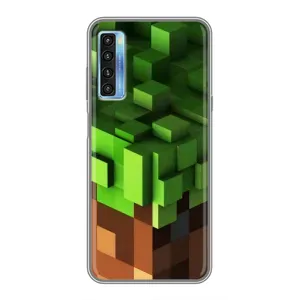 Чехол Майнкрафт на TCL 20L (AlphaPrint) Minecraft