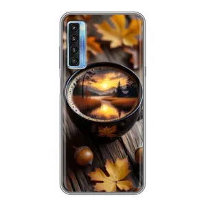 Чехол с принтом «Темный кофе» для TCL 20L