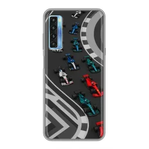 Чехол с принтом «Трасса Ф1» для TCL 20L