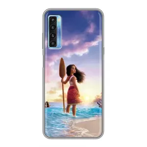 Чехол с принтом «Моана с веслом» для TCL 20L