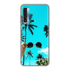 Силиконовый чехол с КАРТИНКАМИ лето для TCL 20L (AlphaPrint)