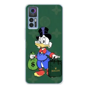 Чехли для TCL 30 Plus - Скрудж МакДак Louis Vuitton (PREMIUMPrint) (Богата Утка)