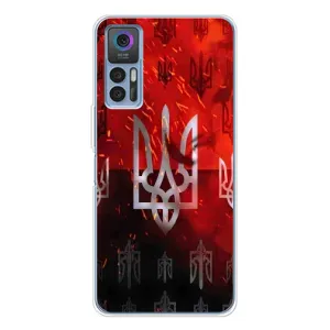 Украинские Чехлы для TCL 30 Plus с картинкой УПА (AlphaPrint) (ГЕРБ УПА)
