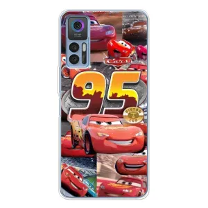 Силіконовий чохол Маквін для TCL 30 Plus (Колаж Блискавка Маквін)