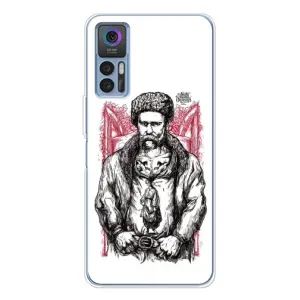 Чехлы для TCL 30 Plus с принтом Тараса Шевченко (AlphaPrint) (Козак Шевченко)