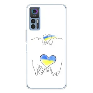 Чехол для Патриота Украины TCL 30 Plus - (AlphaPrint) (Мир Украине)