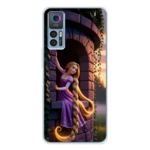 Чехол с принтом «Рапунцель на башне» для TCL 30 Plus
