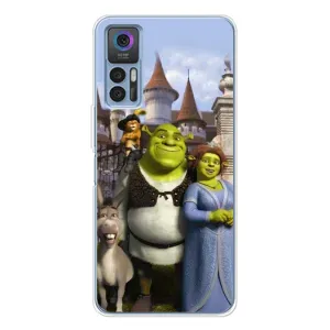 Чехол с мультфильмом Шрек на TCL 30 Plus