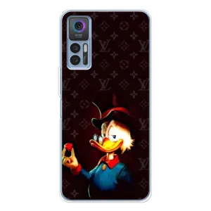 Чехли для TCL 30 Plus - Скрудж МакДак Louis Vuitton (PREMIUMPrint) (Скрудж з ботліантом)