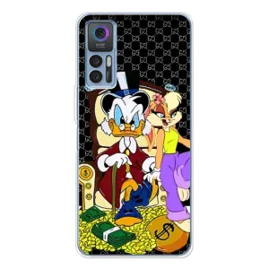 Чехли для TCL 30 Plus - Скрудж МакДак Louis Vuitton (PREMIUMPrint) (Стильна Утка)