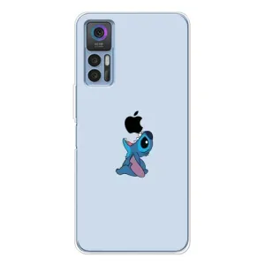 Чохол з принтом Стіч на TCL 30 Plus (Stitch apple)