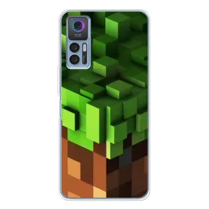 Чехол Майнкрафт на TCL 30 Plus (AlphaPrint) Minecraft